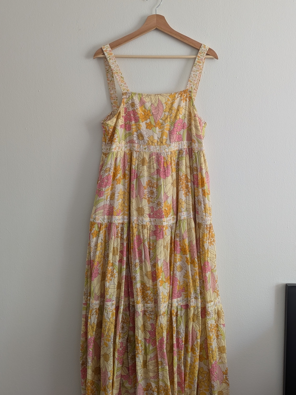 American Eagle Outfitters Boardwalk Midi Tiered Dress